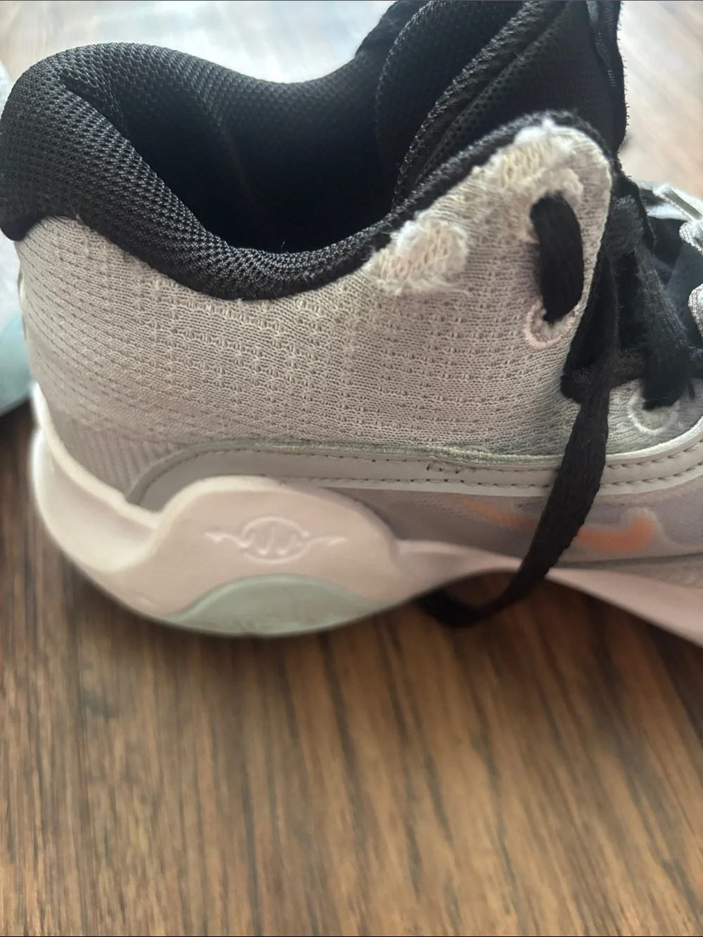 Nike KD Trey 5 X DD9538-009 Wolf Grey Mint Orange Mens 8 Kevin Durant Basketball